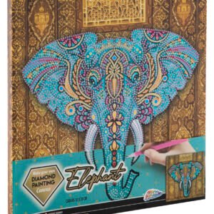 Grafix Diamond Painting op Canvas Olifant