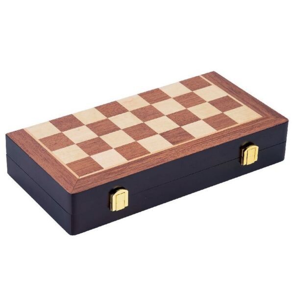 Houten Opklapbaar Schaakspel 38.5x38.5x5.8 cm - Afbeelding 3