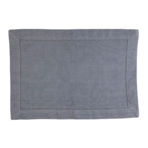 Linen&More Placemats 35x50 cm 4 Stuks Indi Grey