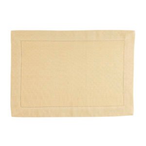Linen&More Placemats 35x50 cm 4 Stuks Indi Pampas Yellow