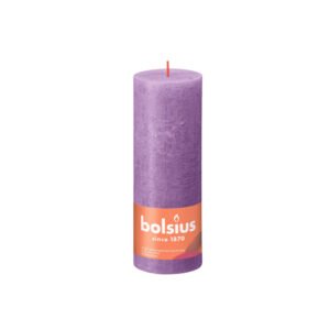 Bolsius Kaars 19x6,8 cm Paars