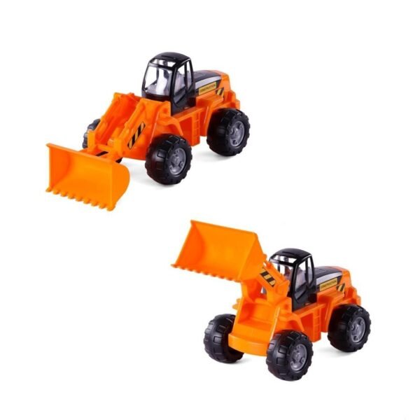 Polesie Volvo Vrachtwagen met Bulldozer Oranje/Zwart - Afbeelding 2