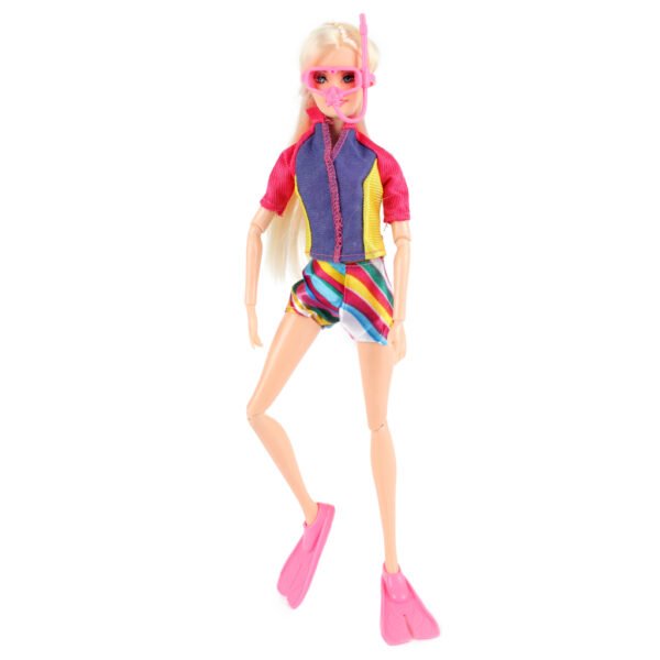 Lauren Deluxe Tienerpop Duikster Met Glitter Dolfijn - Afbeelding 3