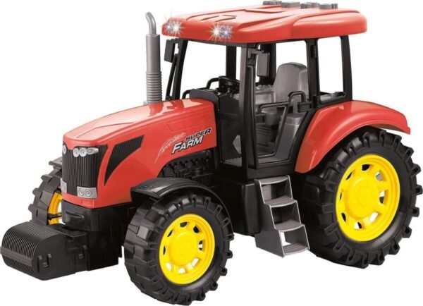 Toi-Toys Tractor Rood met Licht en Geluid - Afbeelding 2