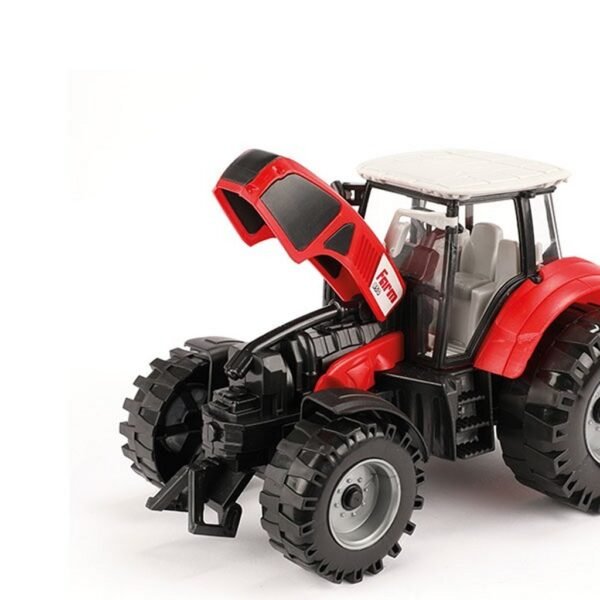 Tractor Tractor met Frictie 19 cm Rood/Zwart - Afbeelding 3