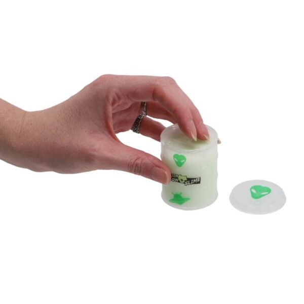 Glow N Fun Olievat met Glow In The Dark Slijm + Alien - Afbeelding 6