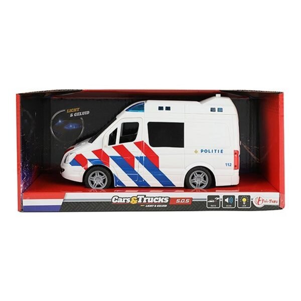 Toi-Toys Cars & Trucks Politiebus + Licht en Geluid - Afbeelding 4