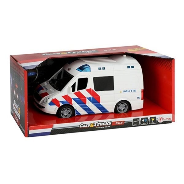 Toi-Toys Cars & Trucks Politiebus + Licht en Geluid - Afbeelding 6