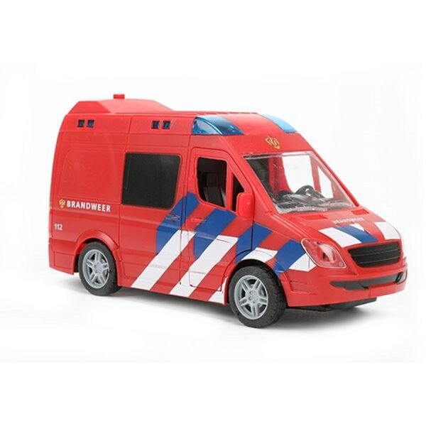 Toi-Toys Cars & Trucks Brandweerwagen + Licht + Geluid - Afbeelding 4