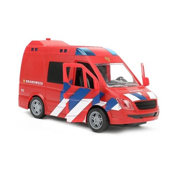 Toi-Toys Cars & Trucks Brandweerwagen + Licht + Geluid - Afbeelding 5