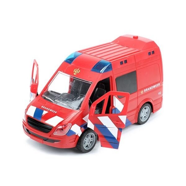 Toi-Toys Cars & Trucks Brandweerwagen + Licht + Geluid - Afbeelding 7