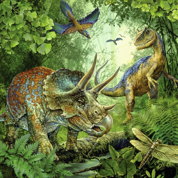 Ravensburger 3 Dinosauriërs Puzzels 3x49 Stukjes - Afbeelding 3