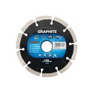 Graphite Diamantschijf 125x22x8,0x2,2mm Segment Gelaserd Mpa En13236