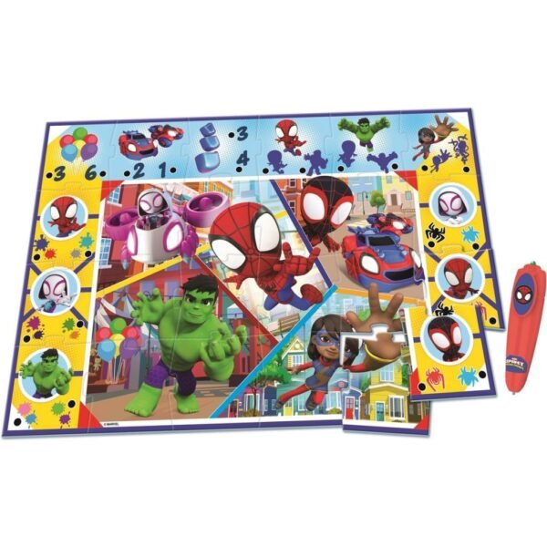 Clementoni Vloerpuzzel Spidey and Friends 24 Stukjes + Interactieve Pen - Afbeelding 2