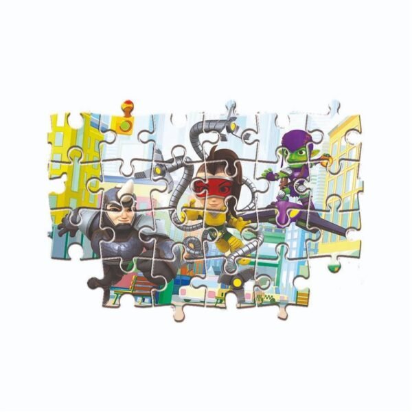 Clementoni Supercolor Puzzel Spidey and His Amazing Friends 2x20 Stukjes - Afbeelding 4