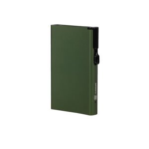 Juscha JU-954000 Pasjeshouder Clicksafe RFID Aluminium Groen Voor 8 Pasjes
