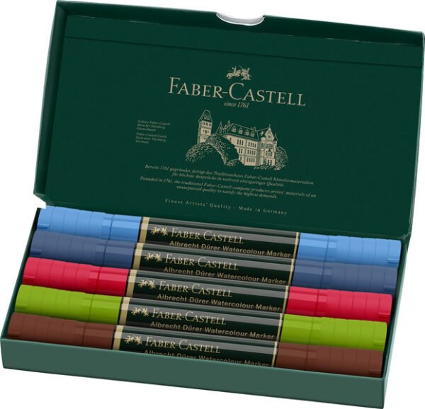 Faber Castell FC-160308 Aquarel Marker Albrecht Dürer 5 Stuks Urban Sketching - Afbeelding 2