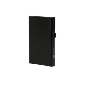 Juscha JU-951000 Pasjeshouder Clicksafe RFID Aluminium Zwart Voor 8 Pasjes