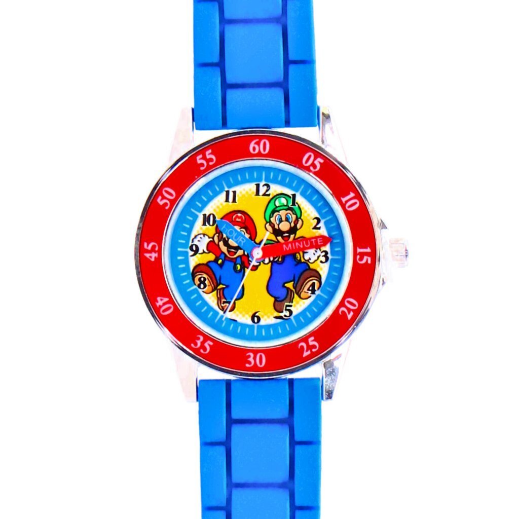Super Mario Time Teacher Horloge Blauw/Rood - Afbeelding 2