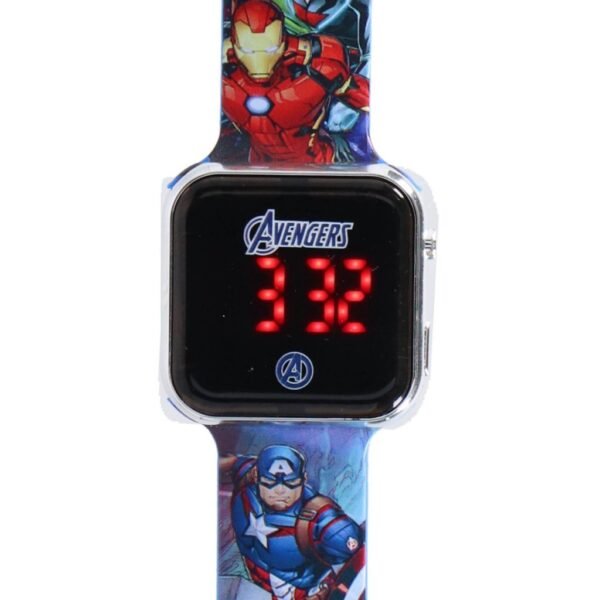 Mervel LED Horloge Avengers Blauw - Afbeelding 2