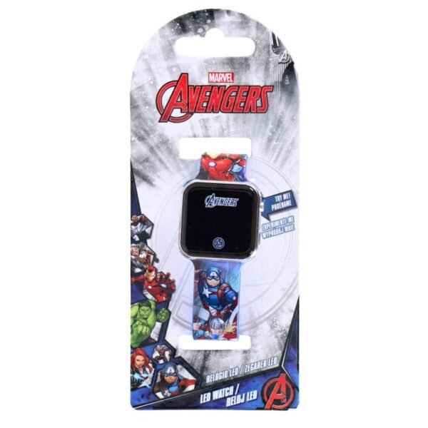 Mervel LED Horloge Avengers Blauw - Afbeelding 3