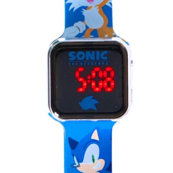 Sonic LED Horloge Blauw - Afbeelding 2