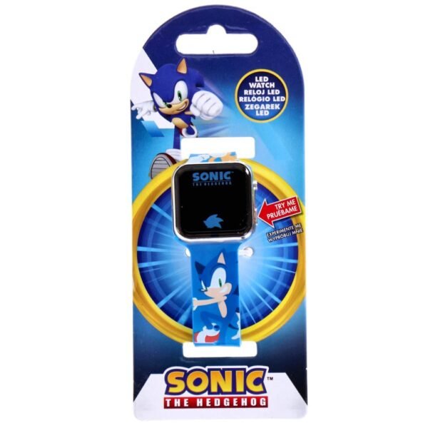 Sonic LED Horloge Blauw - Afbeelding 3
