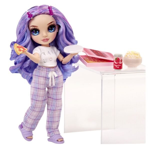 Rainbow High Junior High PJ Party Fashion Violet - Afbeelding 3