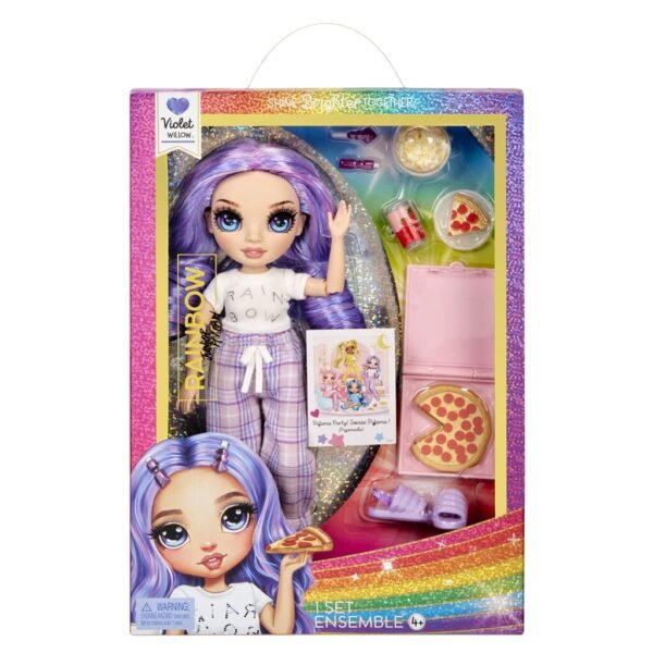 Rainbow High Junior High PJ Party Fashion Violet - Afbeelding 5
