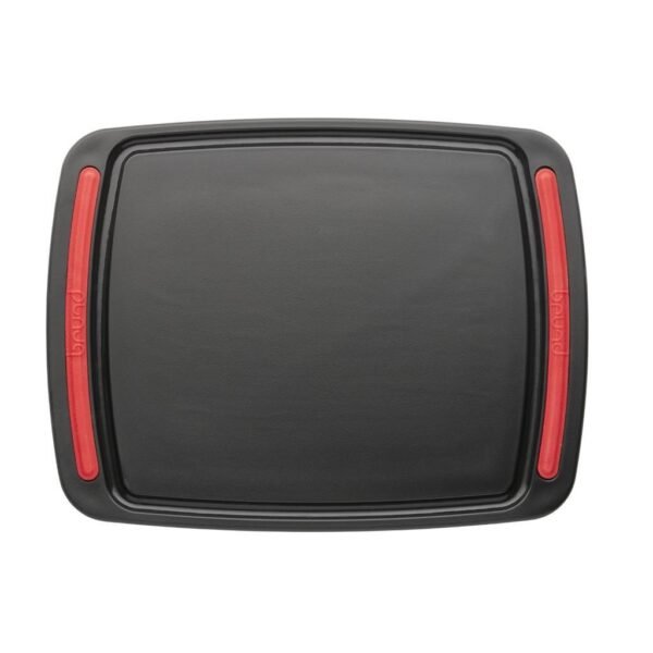 Brund Easy Cut Snijplank 26x20x0.8 cm Zwart/Rood - Afbeelding 2
