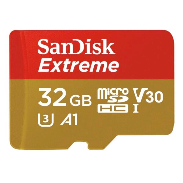 Sandisk MicroSDHC Extreme 32GB 100mb / 60mb,U3,V30,A1 - Afbeelding 3
