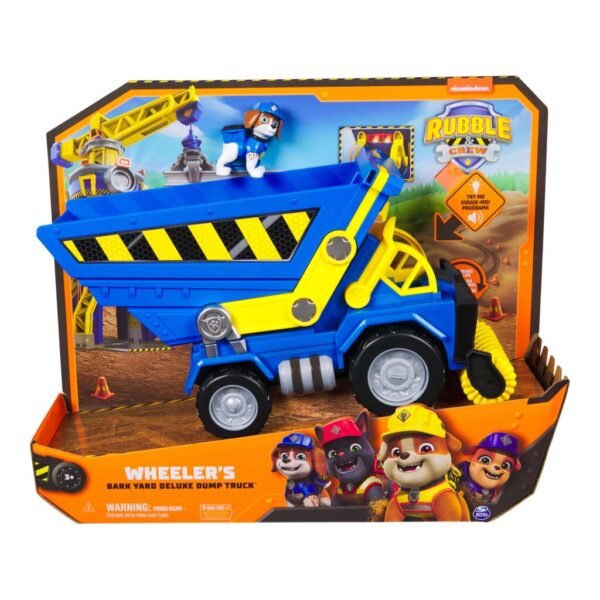 Paw Patrol Rubble and Crew Vuilniswagen + Licht en Geluid - Afbeelding 5