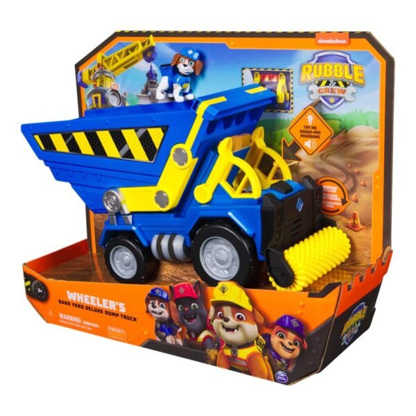 Paw Patrol Rubble and Crew Vuilniswagen + Licht en Geluid - Afbeelding 6
