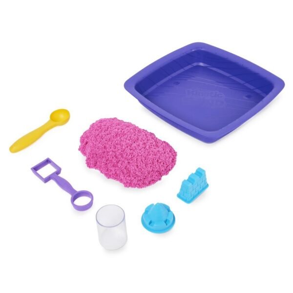 Kinetic Sand Sparkling Sandcastle Speelset Roze - Afbeelding 2
