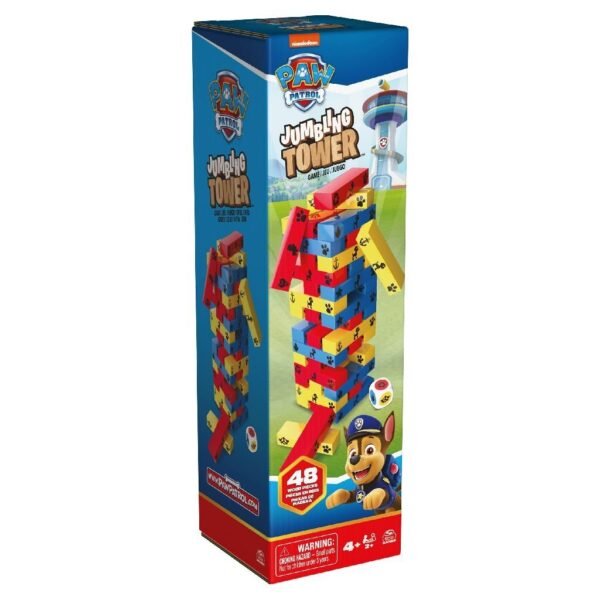 Paw Patrol Jumbling Tower 48 Houten Blokken - Afbeelding 4