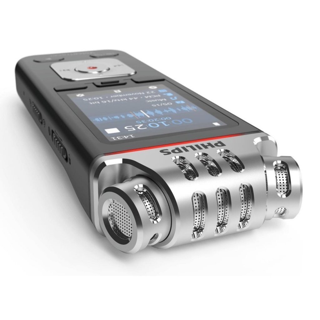 Philips DVT7110 VoiceTracer Audiorecorder Antraciet/Chroom - Afbeelding 2