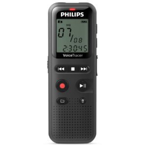 Philips DVT1160 VoiceTracer Audiorecorder Zwart