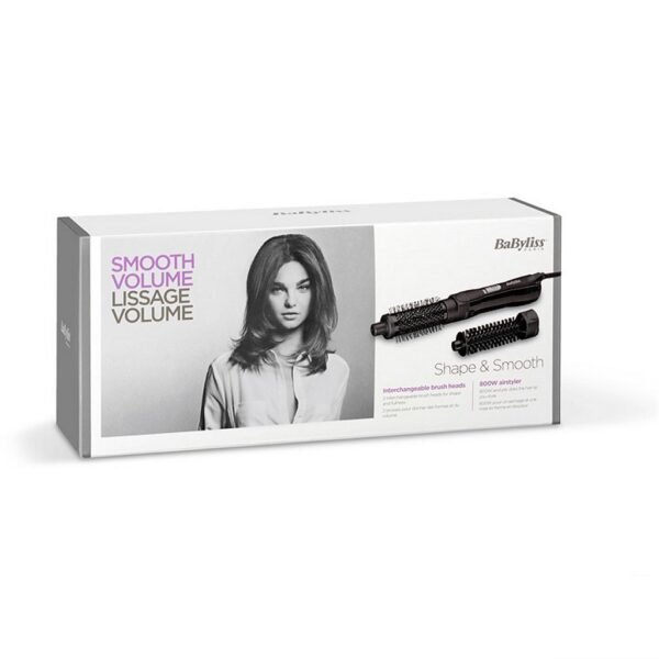 Babyliss AS82E Shape and Smooth Föhnborstel 800W Zwart - Afbeelding 2