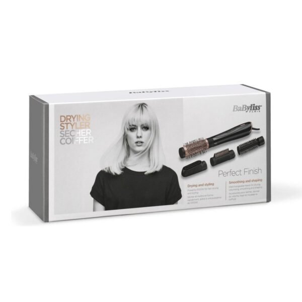 Babyliss AS126E Perfect Finish Föhnborstel Zwart/Rose - Afbeelding 2
