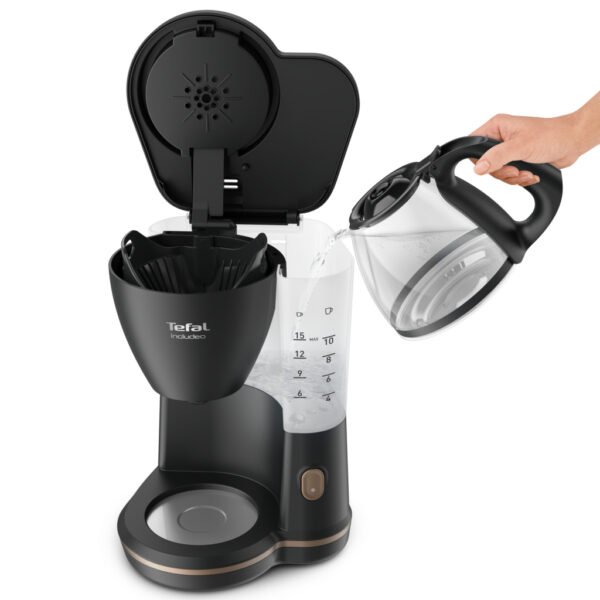 Tefal CM5338 Includeo Filterkoffiezetapparaat Zwart - Afbeelding 6