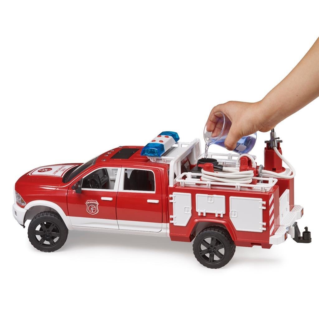 Bruder 02544 RAM 2500 Brandweerwagen + Licht en Geluid - Afbeelding 4