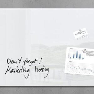 Sigel SI-GL131 Glasmagneetbord Artverum 780x480x15mm Wit