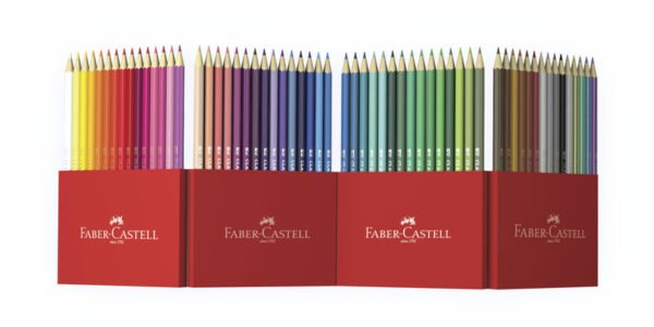 Faber Castell FC-111260 Kleurpotlood Faber-Castell Castle Zeskantig Karton Etui 60 Stuks - Afbeelding 2