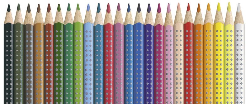 Faber Castell FC-112424 Kleurpotlood Faber-Castell GRIP Kartonnen Etui A 24 Stuks - Afbeelding 2