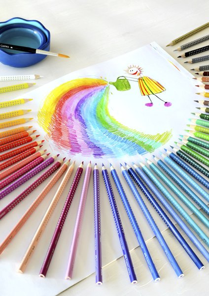 Faber Castell FC-112424 Kleurpotlood Faber-Castell GRIP Kartonnen Etui A 24 Stuks - Afbeelding 4