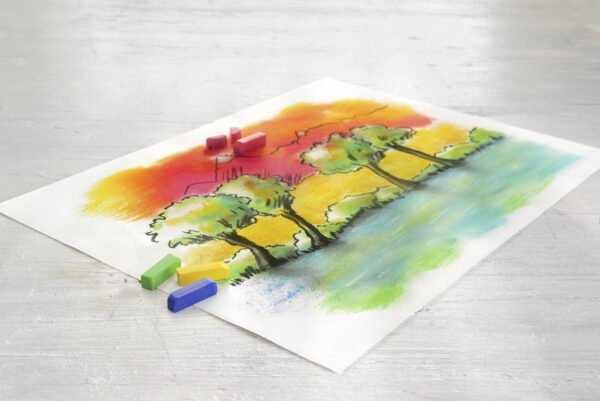 Faber Castell FC-128248 Pastelkrijt Halve Lengte Etui à 48 Stuks - Afbeelding 2