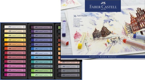 Faber Castell FC-128336 Pastelkrijt Creative Studio Softpastel 36 Delig Etui - Afbeelding 2