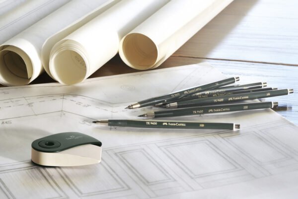 Faber Castell FC-139406 Vulpotlood TK 9400 3,15mm 6B - Afbeelding 2