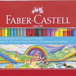 Faber Castell FC-155515 Cadeauset Faber-Castell 53-delig In Metalen Doos