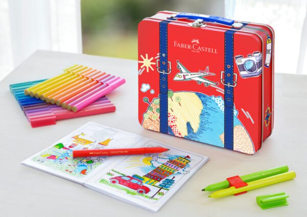 Faber Castell FC-155535 Viltstiften Faber-Castell Connector In Reiskoffer 46 Stuks - Afbeelding 3